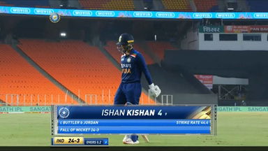 IND vs ENG 2021, 3rd T20I : Ishan Kishan  Wicket