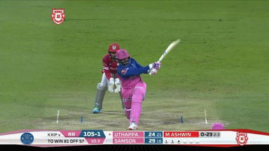 M50: KXIP vs RR – Robin Uthappa Six