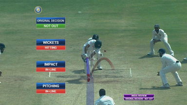 IND vs BAN 2017 - 1st Test Day 5 : Taskin Ahmed Wicket