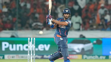 Nicholas Pooran fights it out with 48*(26)