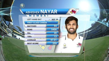Ranji Trophy Final 2016-17 : Mumbai vs Gujarat - Abhishek Nayar's 91