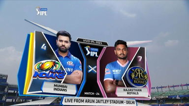 IPL 2021 M24: MI vs RR  – Match Highlights
