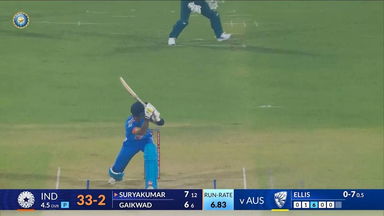 IND vs AUS 2023-24, 3RD T20I: Suryakumar Yadav Six