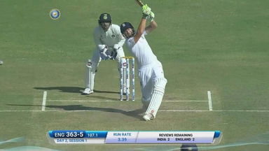 IND vs ENG 2016 - 1st Test day 2 : Jonny Bairstow six