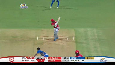 M24: MI vs KXIP – KL Rahul Six