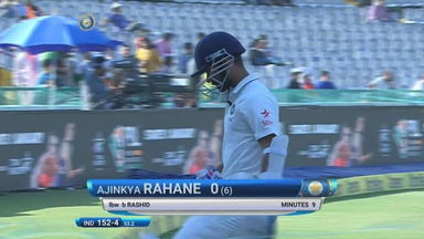 IND vs ENG 2016 - 3rd Test, day 2 : Ajinkya Rahane Wicket