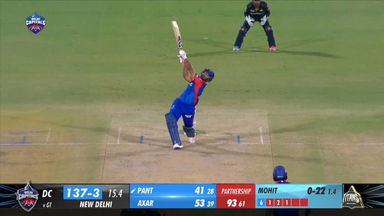 M40: DC vs GT – Rishabh Pant Six