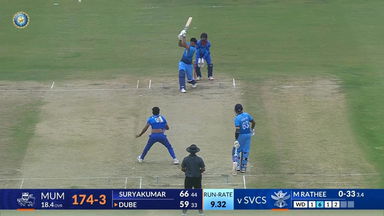 SMAT 2024, Services vs Mumbai: Shivam Dube's power-packed 71*(37)