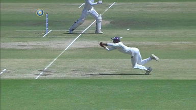 Ranji Trophy 2019-20 Gujarat  vs Saurashtra, SF1 - Bhargav Merai’s sharp catch to dismiss Harvik Desai