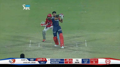 M22: DD vs KXIP – Shreyas Iyer Six
