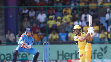 Effortless: A Ruturaj special six over extra cover