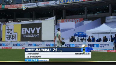 IND vs SA 2019, 2nd Test, Day 3: Keshav Maharaj Wicket