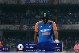 IND vs ENG 2025, 3rd T20I: Mohammad Shami Wicket