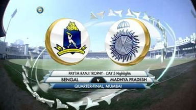 Ranji Trophy 2015-16: Bengal vs MP- Day 5 Highlights