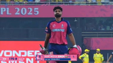 IPL 2025 M11: RR vs CSK - Kumar Kartikeya Singh Wicket