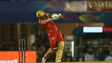 Two boundaries & two sixes - Livingstone goes BOOM against Hazlewood