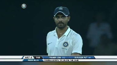 Duleep Trophy 2016-17: Ind Red vs Ind Blue - Ravindra Jadeja's entertaining 66-ball 48