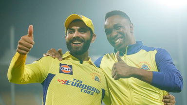 Dwayne Bravo turns anchor to interview man of the moment Ravindra Jadeja