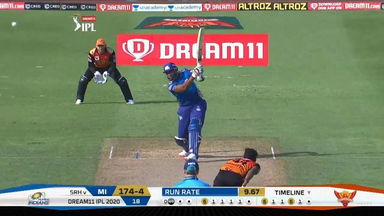 M17: MI vs SRH – Kieron Pollard Six