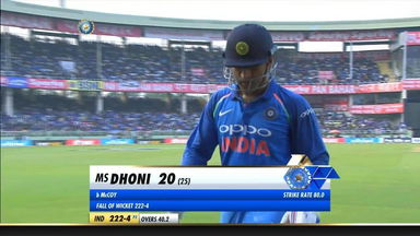 IND vs WI 2018, 2nd ODI: MS Dhoni Wicket