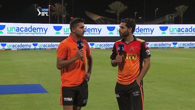 Bhuvi interviews SRH’s latest pace sensation Umran Malik
