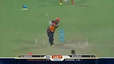 M58: SRH vs KKR – YES Bank Maximum Sixes – Bipul Sharma