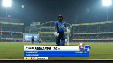 IND vs SL 2020, 2nd T20I: Oshada Fernando Wicket