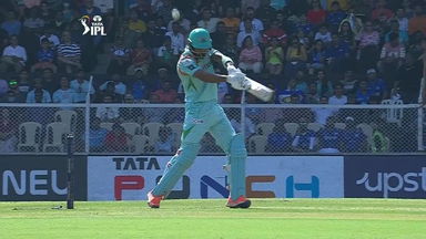M26: MI vs LSG – K L Rahul Six