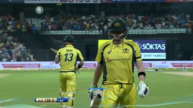 IND vs AUS 2017, 2nd ODI: Steve Smith Wicket