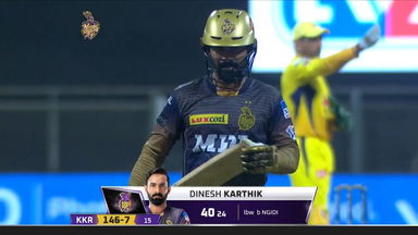 M15: KKR vs CSK – Dinesh Karthik Wicket