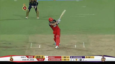 M29: RCB vs KKR – Virat Kohli Six