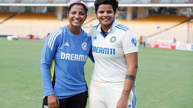 Post-win chat with Player of the match Sneh Rana & double centurion Shafali Verma