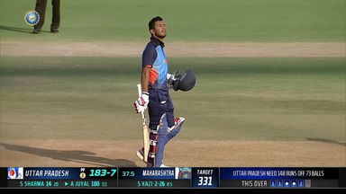 Vijay Hazare Trophy 2022: Aryan Juyal's valiant 159 for Uttar Pradesh