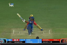 M56: RCB vs DC – Shikhar Dhawan Six
