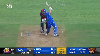 M69: MI vs SRH –  Cameron Green  Six