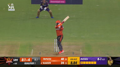 Q1: KKR vs SRH – Heinrich Klaasen Six