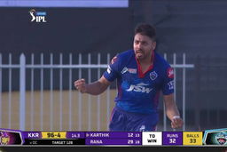 Avesh Khan's economical 3/13