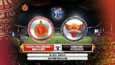 IPL 2015 M08: RCB vs SRH – Match Highlights