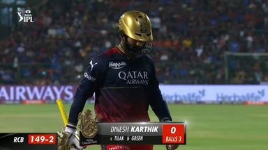 M05: RCB vs MI – Dinesh Karthik Wicket