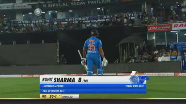 IND vs WI 2019, 1st T20I: Rohit Sharma Wicket