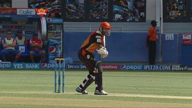 M12: SRH vs DD –  Shikhar Dhawan Six