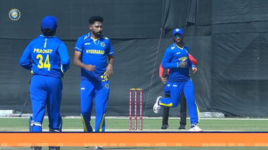 Vijay Hazare Trophy 2025-26, Bengal vs Hyderabad: 4, 4, 4, W, W: Siraj's fantastic comeback