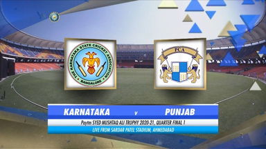 Syed Mushtaq Ali Trophy 2020-21, QF1 - Karnataka vs Punjab: Match Highlights