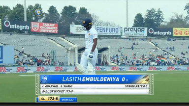 IND vs SL 2022, 1st Test, Day 3: Lasith Embuldeniya Wicket