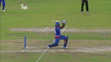M41: RR vs DD –  Rahul Shukla Wicket