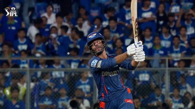 IPL 2025 M45: MI vs LSG - Ravi Bishnoi Six