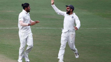 IND vs WI, 2018 - 2nd Test: Fall of wickets, WI 2nd Innings