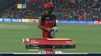 M31: RCB vs GL – Virat Kohli Wicket