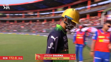 IPL 2026 M26: RCB vs DC - Jitesh Sharma Wicket