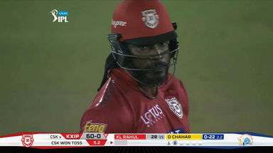 Chris Gayle's one over destruction
